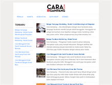 Tablet Screenshot of caragampang.com